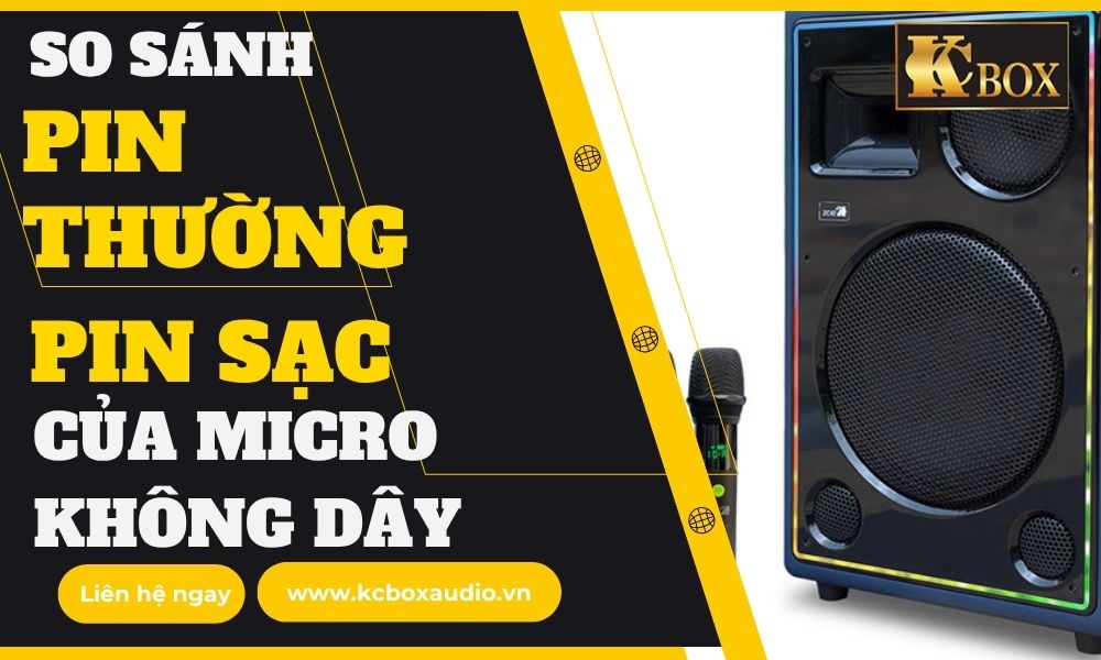 Nên Dùng Pin Thường Hay Pin Sạc Cho Micro Không Dây?
