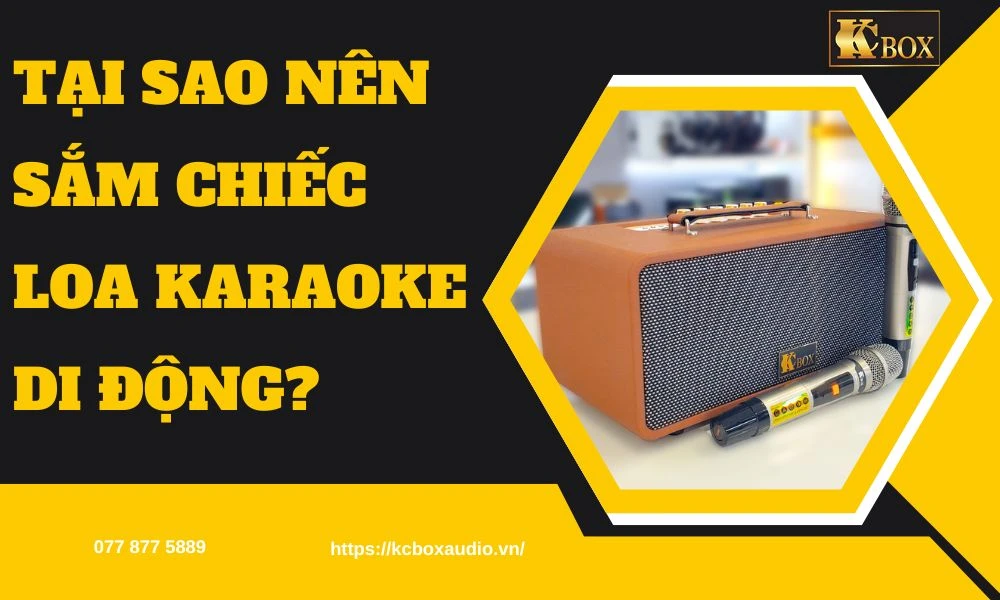 Tại Sao Nên Sắm Một Chiếc Loa Karaoke Di Động?