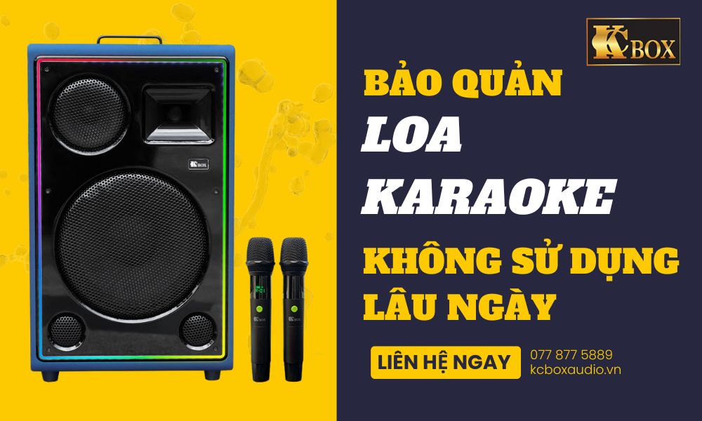 Cách Bảo Quản Loa Karaoke Khi Không Sử Dụng Lâu Ngày 